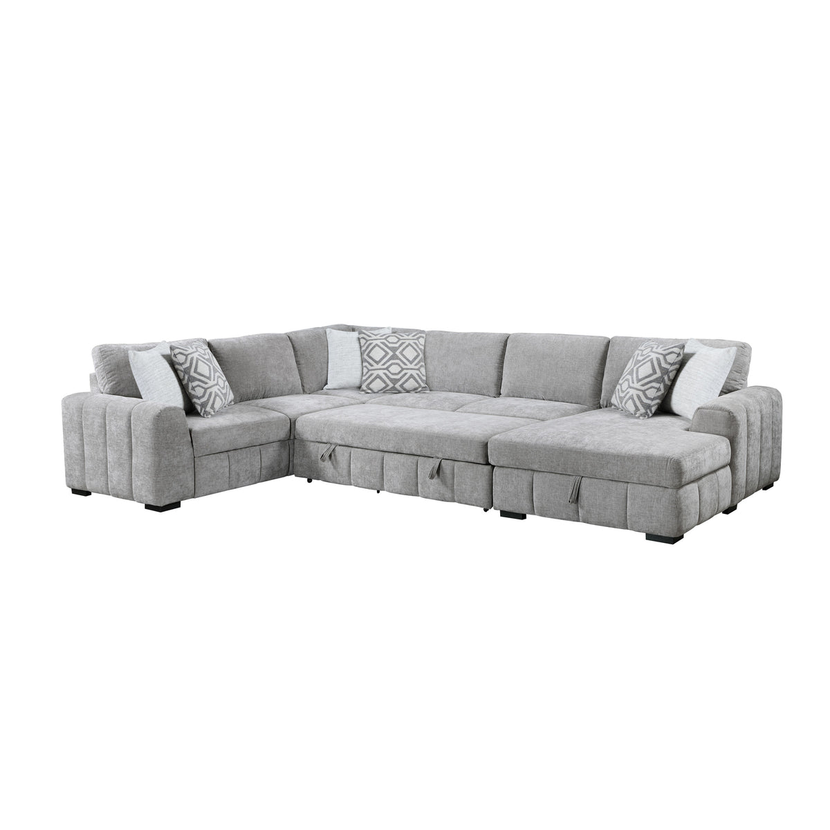 Rylan 4 Piece Sectional with Pop Up Sleeper