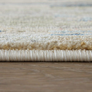 Front right view of 5'x8' Rugs Sand Melrose 39ULF Rug