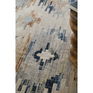 Side view of 5'x8' Rugs Sand Melrose 39ULF Rug