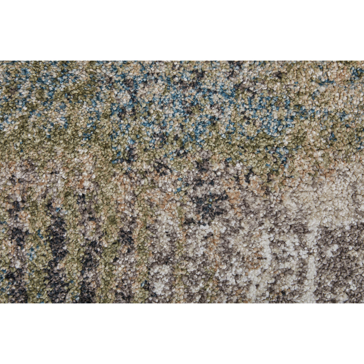 Detail view of Skyview 39Q9F Green 9x13 Rug
