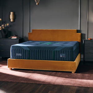 A room setting featuring Stearns and Foster Reserve Medium Hybrid II Twin XL Mattress