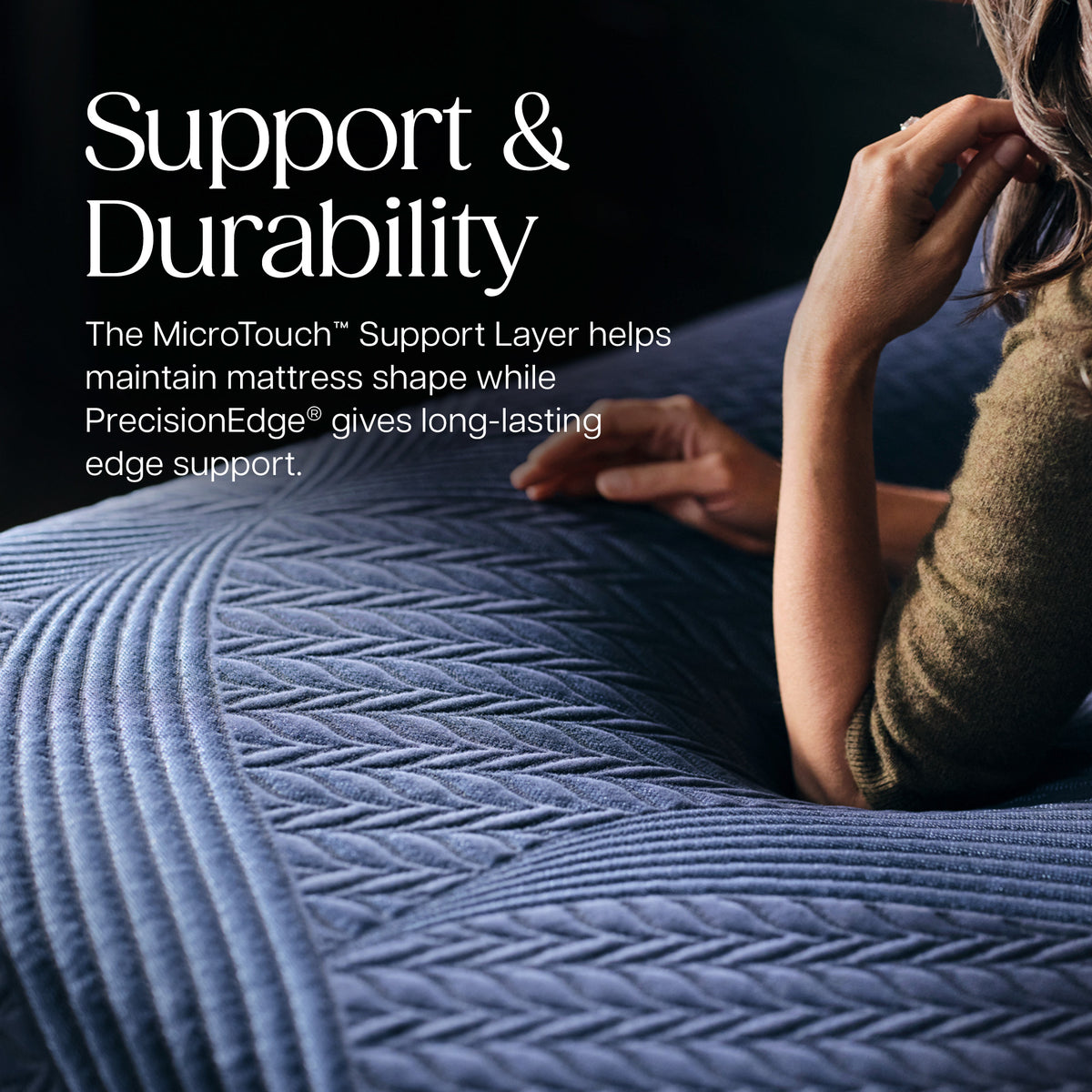 Detail view 6 of Stearns and Foster Reserve Medium Hybrid II Queen Mattress