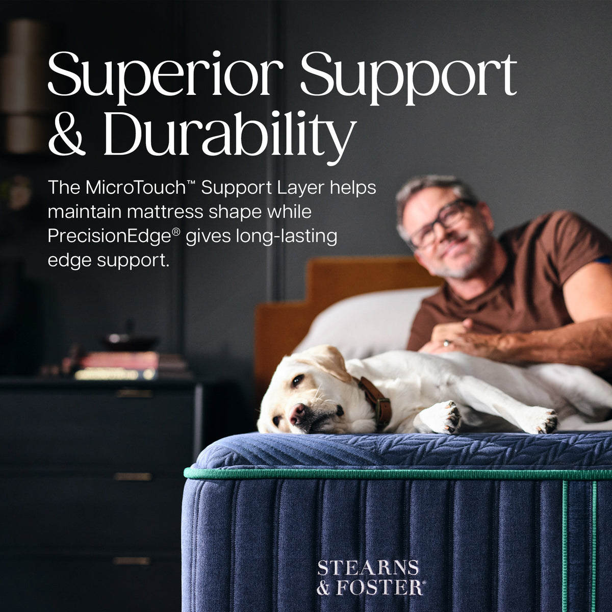 Detail view 6 of Stearns and Foster Reserve Medium II King Mattress