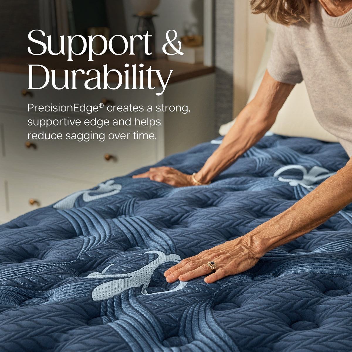 Detail view 6 of Stearns and Foster Estate Firm II King Mattress
