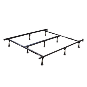 Front right view of Premium E3 Black Bed Frame