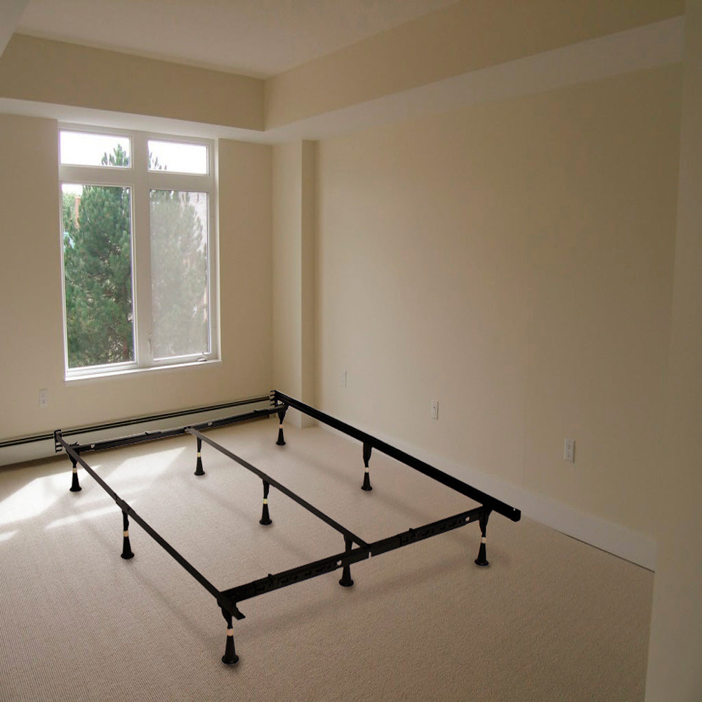 A room setting featuring Premium E3 Black Bed Frame
