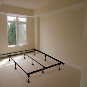 A room setting featuring Premium E3 Black Bed Frame