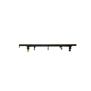 Side view of HD Instamatic Universal Black Bed Frame