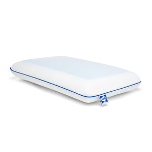 Front right view of Sealy Cool Comfort Enhanced Cooling Memory Foam Queen Pillow