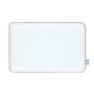 Side view of Sealy Cool Comfort Enhanced Cooling Memory Foam Queen Pillow