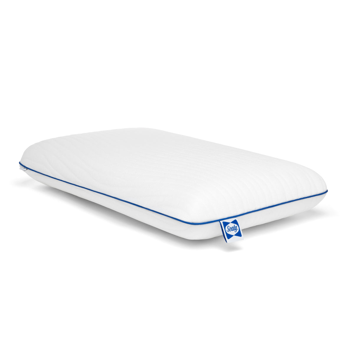 Front right view of Sealy Cooling Classic Memory Foam Queen Pillow