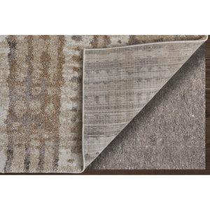 Back view of Skyview 39QBF Brown 5x8 Rug