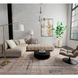A room setting featuring 9'x13' Rugs Brown Skyview 39QBF Rug