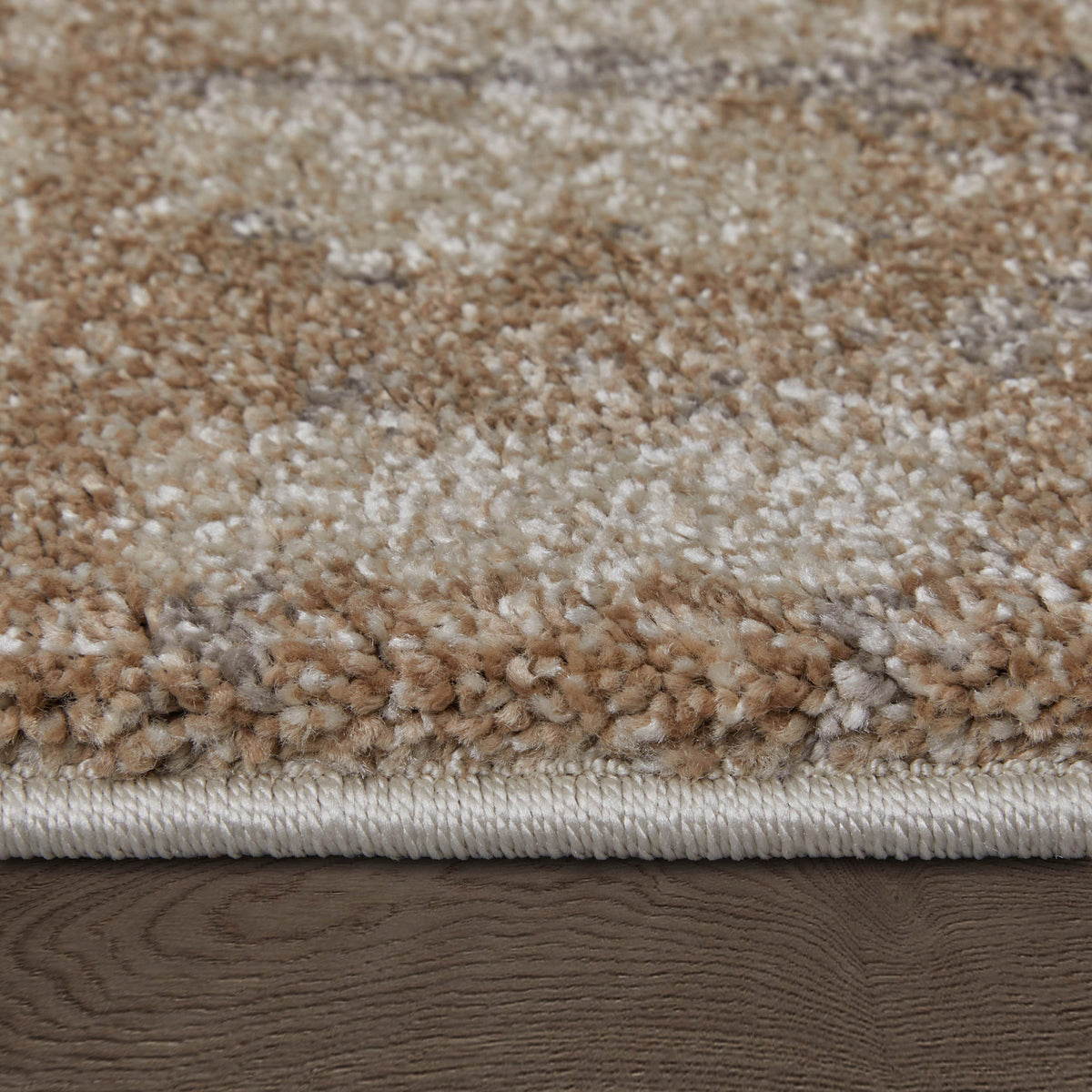 Side view of 9'x13' Rugs Brown Skyview 39QBF Rug