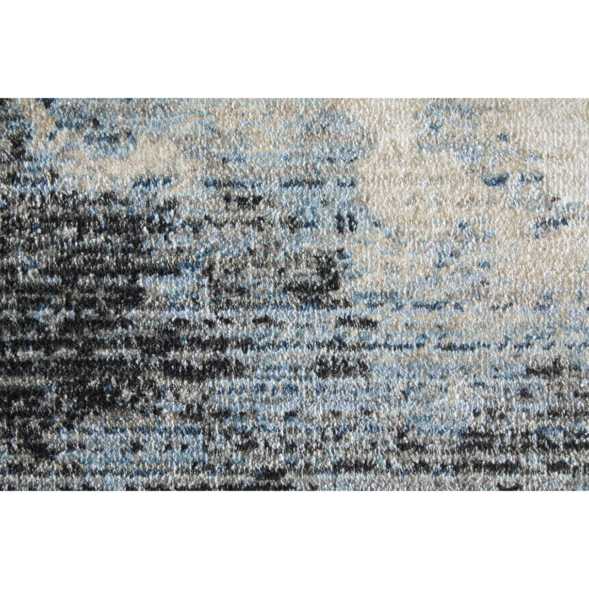 Detail view of Sonora 39U9F Blue 5x8 Rug