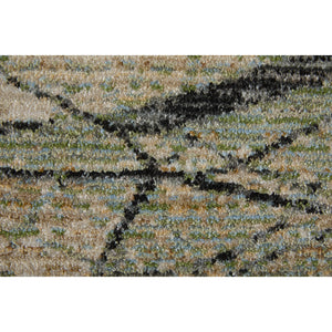 Detail view of Sonora 39U8F Green 5x8 Rug