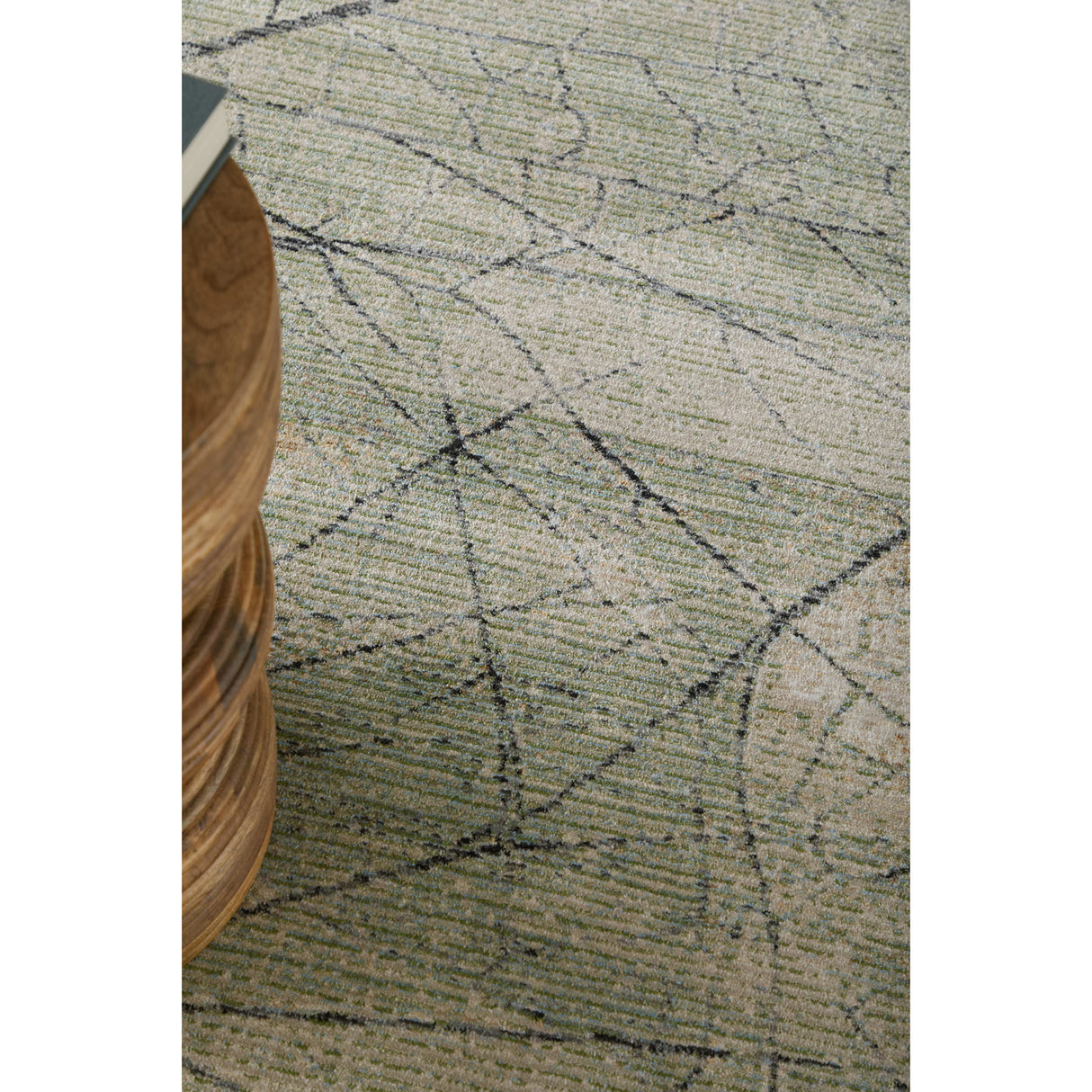 A room setting featuring 8'x10' Rugs Green Sonora 39U8F Rug