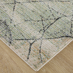 Front right view of 9'x13' Rugs Green Sonora 39U8F Rug