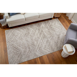 A room setting featuring 8'x10' Rugs Brown Vancouver 39NPF Rug