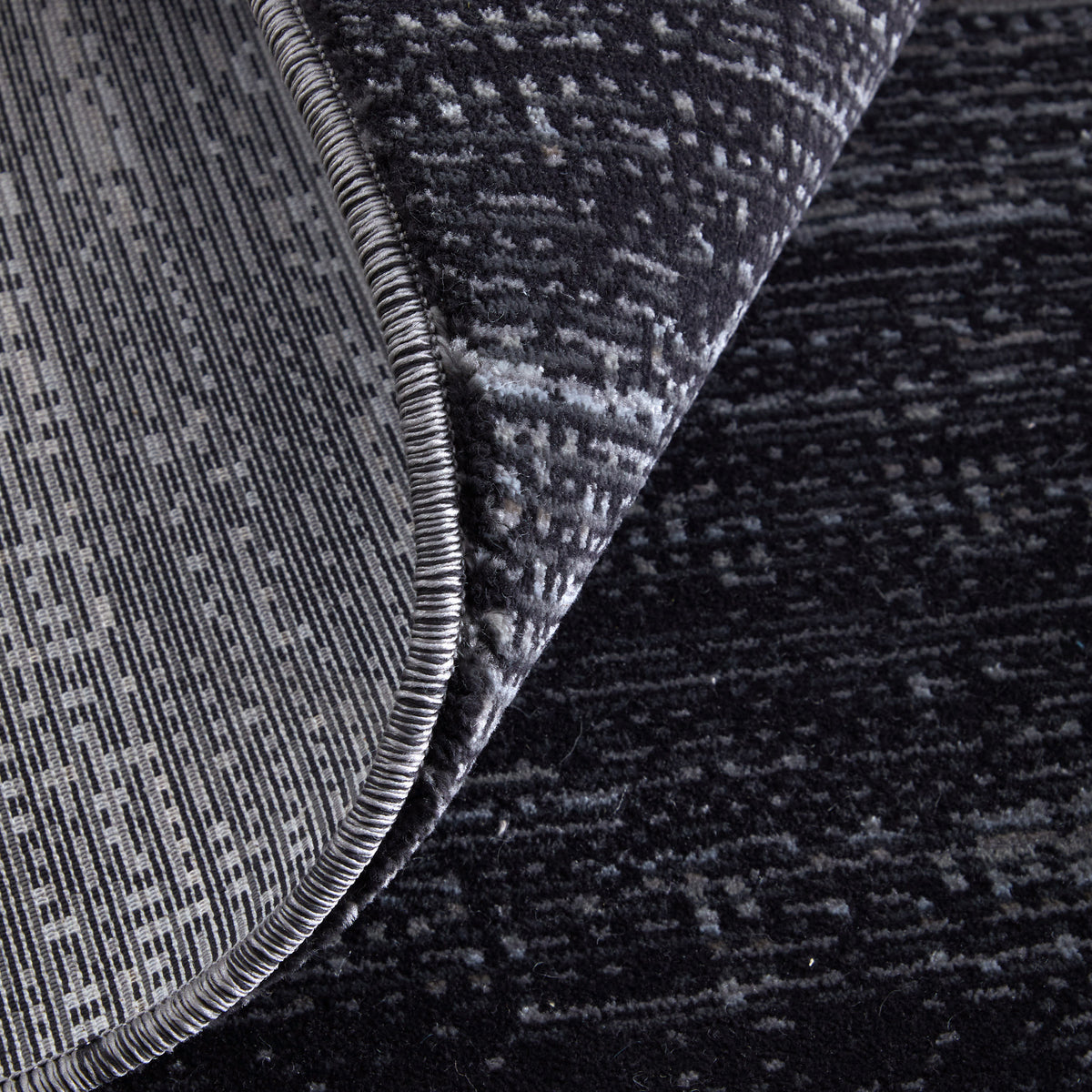 Swatch for the 5'x8' Rugs Charcoal Deja 39PJF Rug