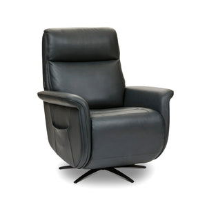 Front right view of Harbor Haven Power Swivel Recliner