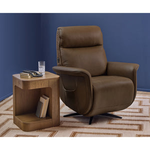 A room setting featuring Riverstone Haven Power Swivel Recliner