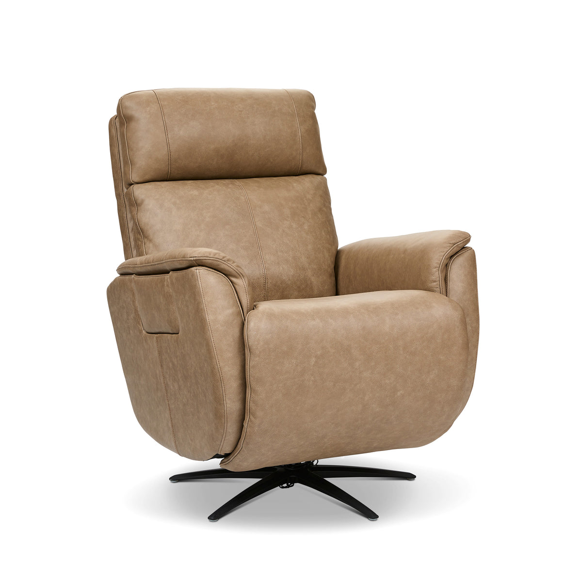 Front right view of Dune Cove Power Swivel Recliner