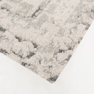 Front right view of Hilaeira Gray 5x8 Rug