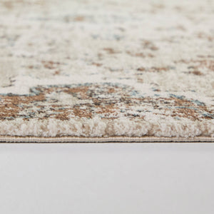 Detail view of Annan Cream 5x8 Rug