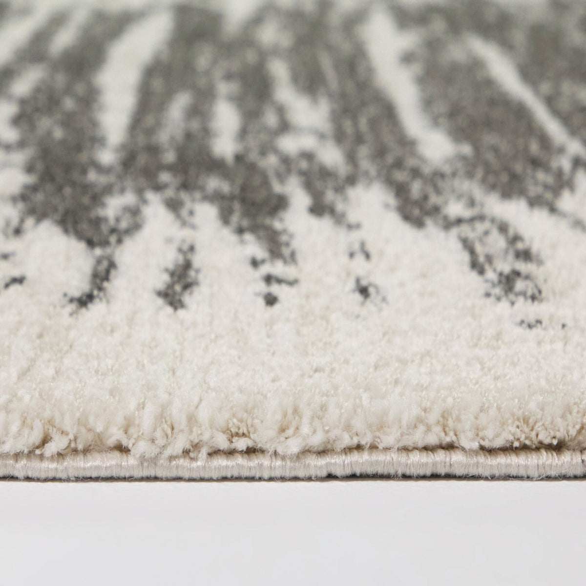 Detail view of Axl Abstract Charcoal 8x10 Rug