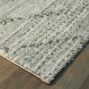 Front right view of Sienna Gray 5x8 Rug