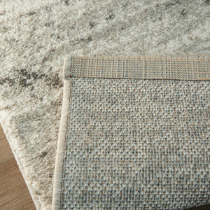 Back view of Sienna Gray 5x8 Rug