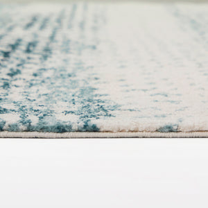 Detail view of Samuel Blue 5x8 Rug