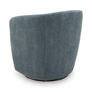 Back view of Leemont Mist Swivel Chair