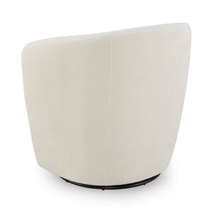 Back view of Leemont Snow Swivel Chair