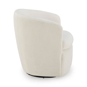 Side view of Leemont Snow Swivel Chair