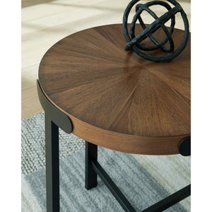 Detail view 2 of Crosstrail Brown Set of 3 Tables