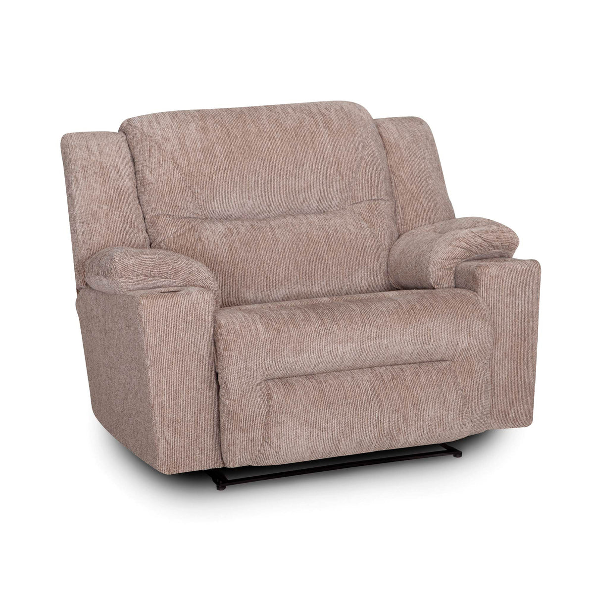 Front right view of Stone Benson Oversized Snuggler Rocking Recliner
