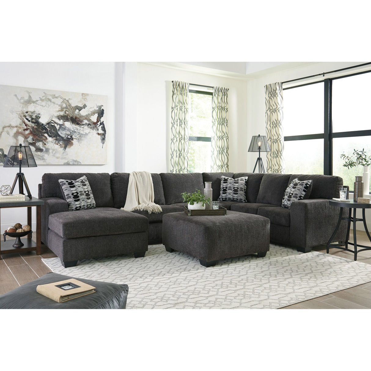 Ballinasloe 3 Piece Left Chaise Sectional