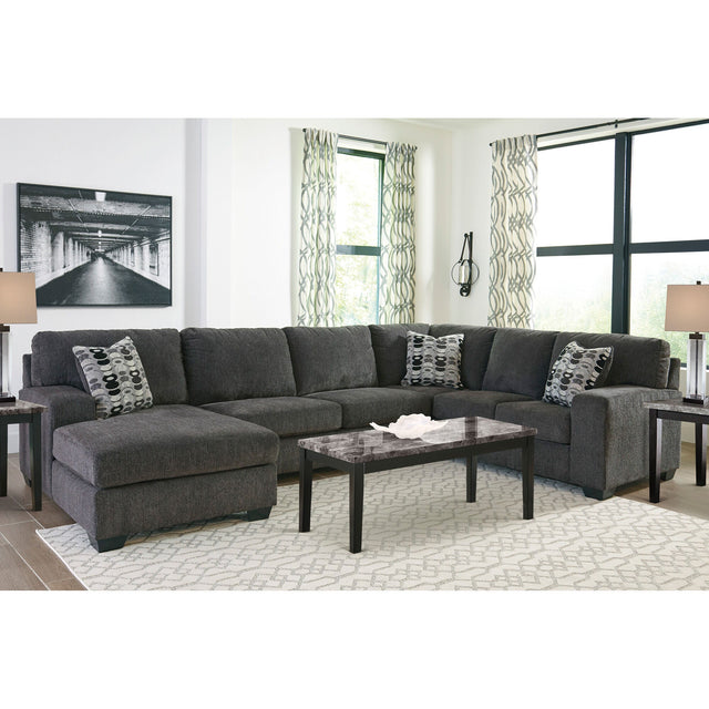 Room setting 5 featuring Ballinasloe Smoke 3 Piece Left Chaise Sectional