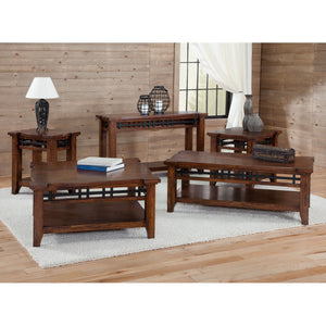 Room setting 2 featuring Whistler Retreat Dark Walnut Chairside Table
