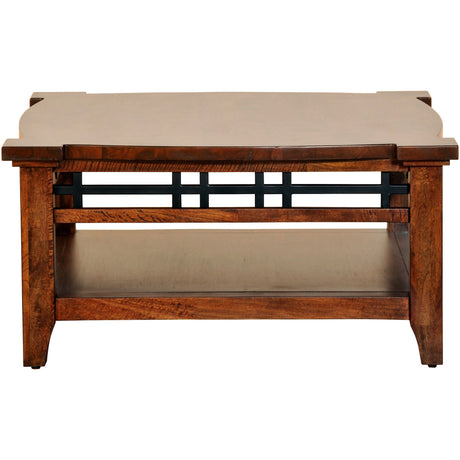Whistler Retreat Dark Walnut Square Coffee Table QK987513