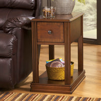 Hamlyn chairside table in living room