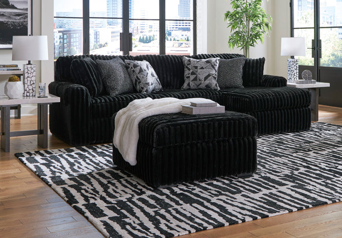 Ashley Furniture Midnight Madness 2 Piece Chaise Sectional in home