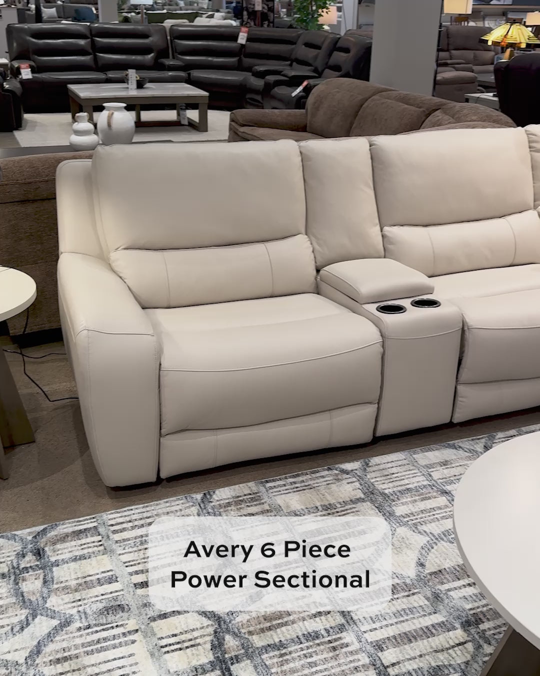 Avery 6 Piece Power Sectional – Slumberland