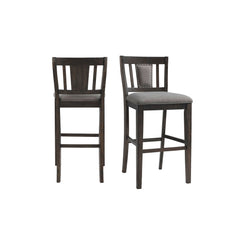 Two wood stools