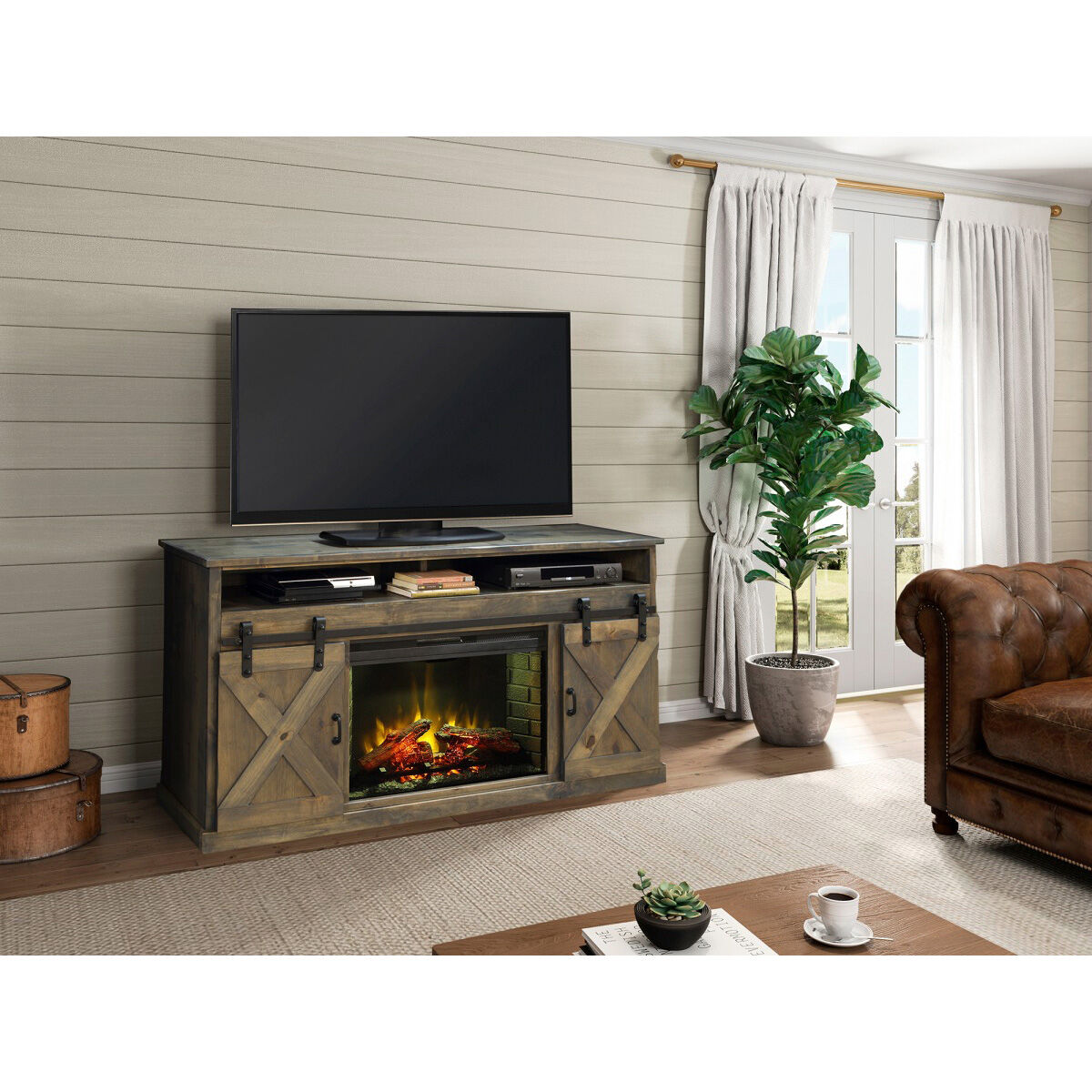 Farmhouse Fireplace Console - 5120757_LEGE_LF1_RM