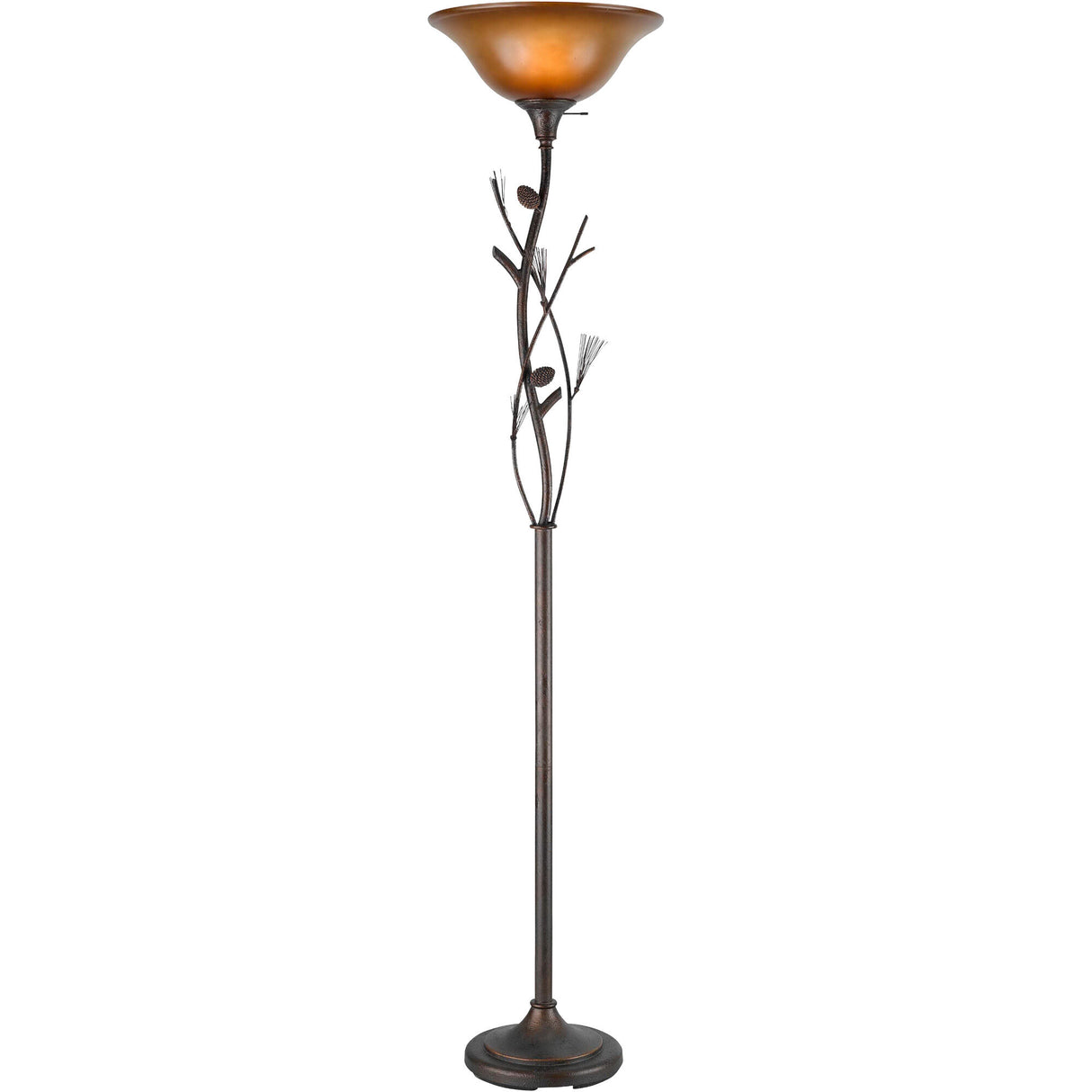 Pinecone Torchiere Floor Lamp - QK1012404_CALG_PRI_OL