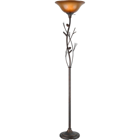 Pinecone Torchiere Floor Lamp - QK1012404_CALG_PRI_OL
