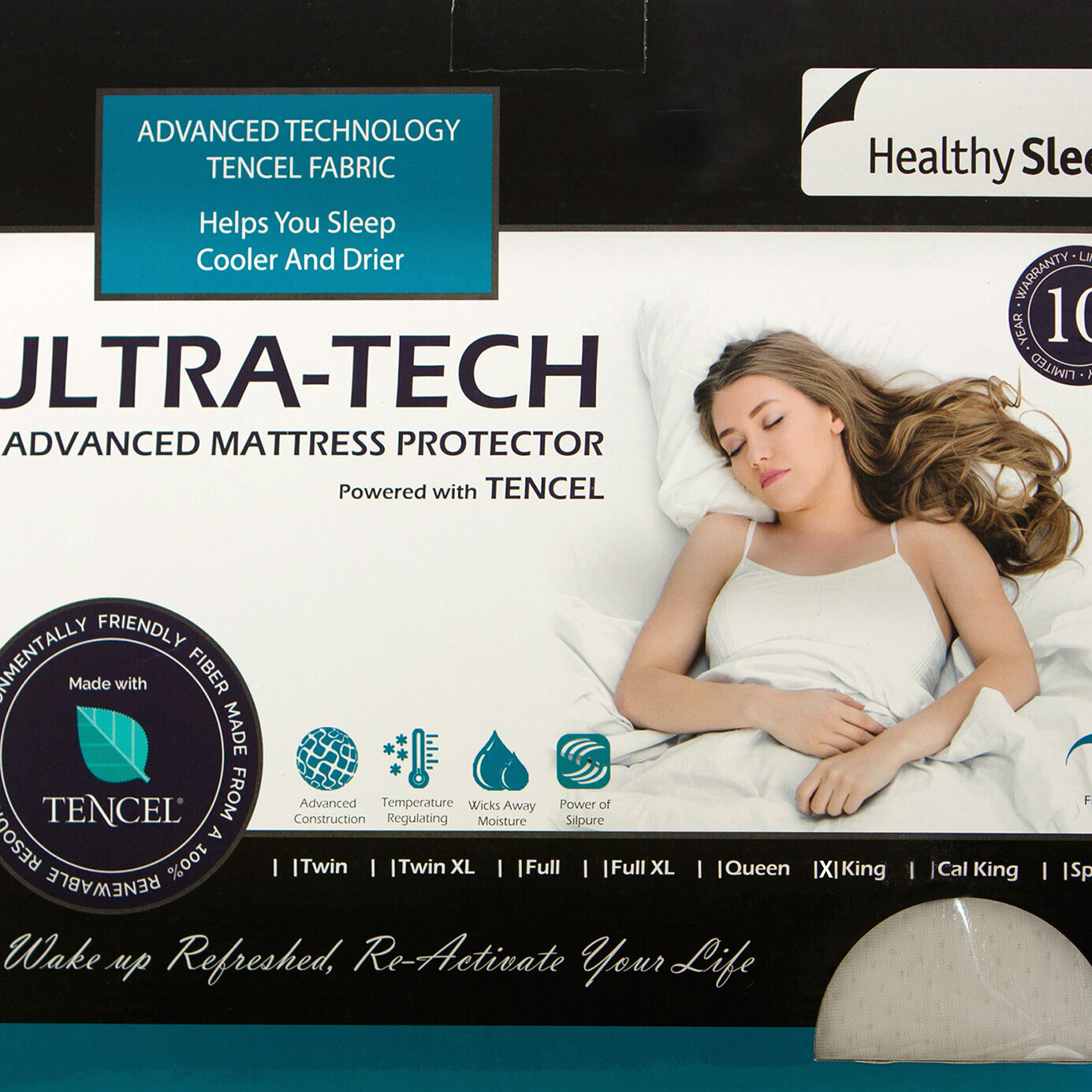 Ultra-Tech Advanced Mattress Protector - QK1013145_GENB_SW1_SW